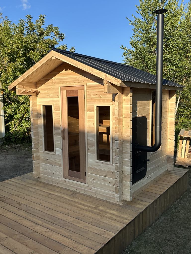 8x8' Traditional Cabin - 3" Staves