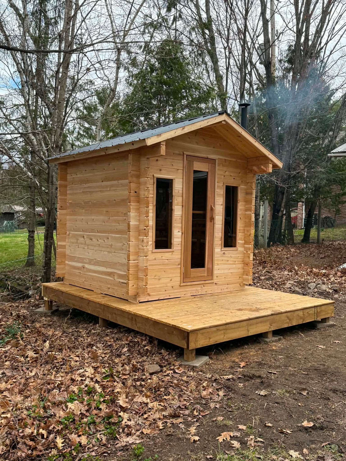 8x8' Traditional Cabin - 3" Staves
