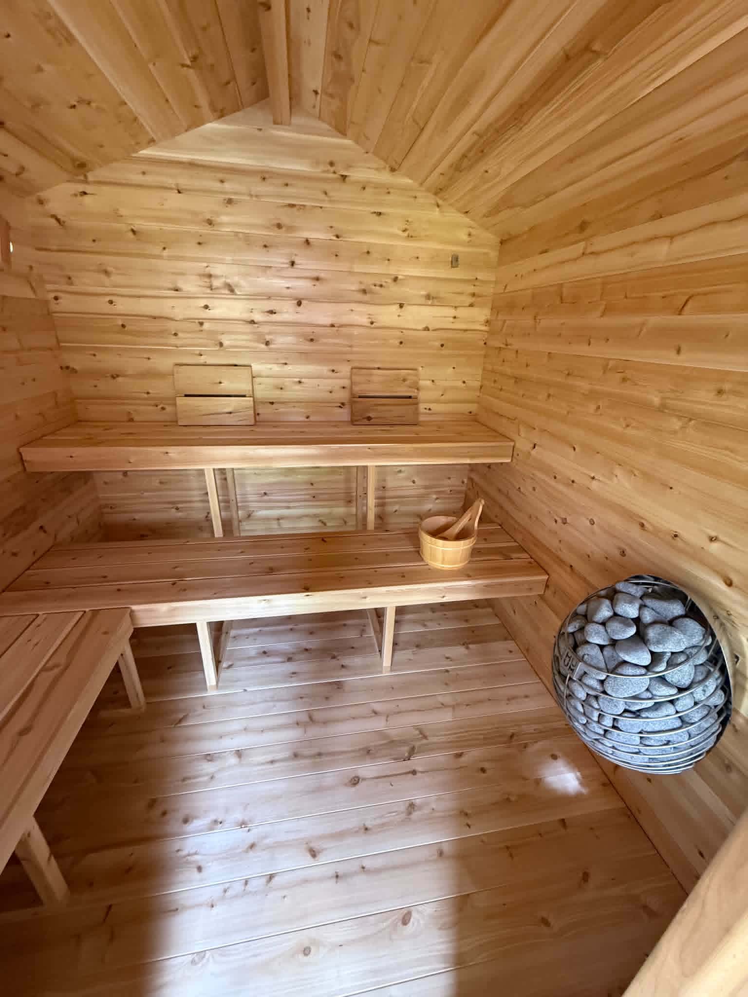 8x8+2' Tin Wrap Cabin