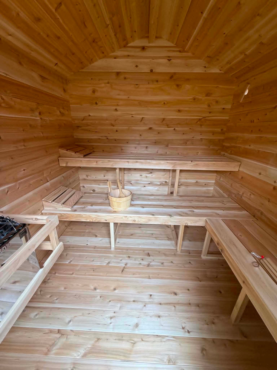 8x8+4' Tin Wrap Cabin