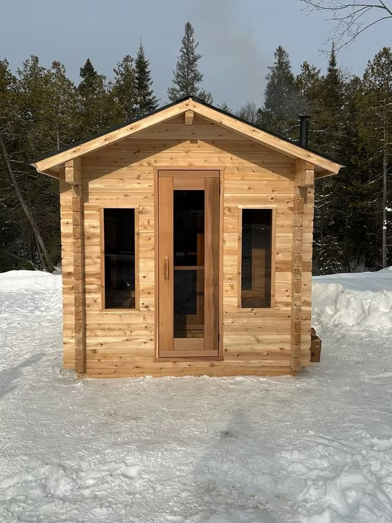 8x8+4' Traditional Cabin - 3" Staves